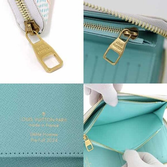 LOUIS VUITTON White Damier Wallet - Picture 6 of 6